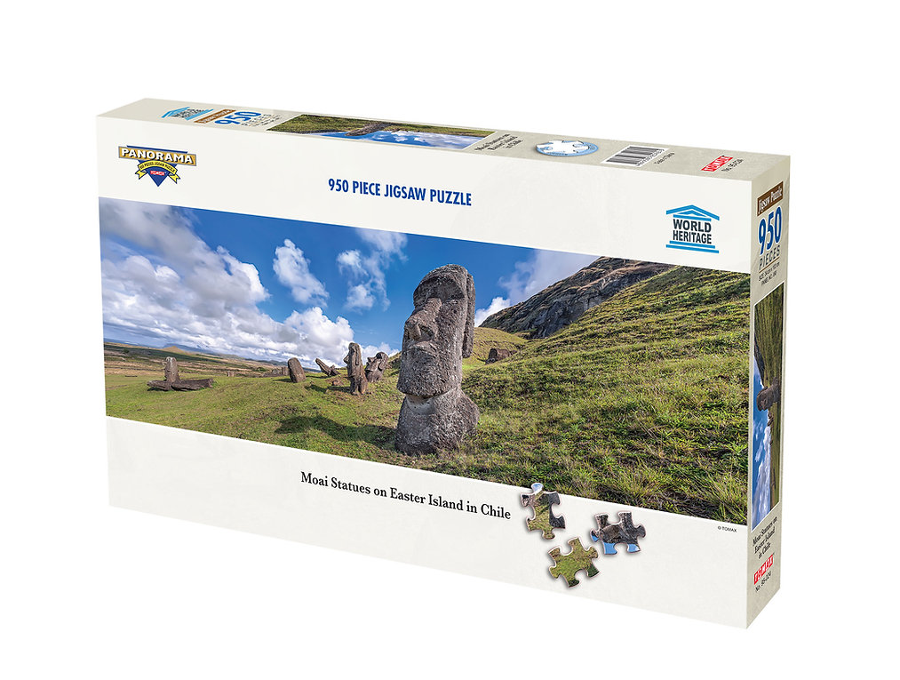 Moai Statues on Easter Island in Chile